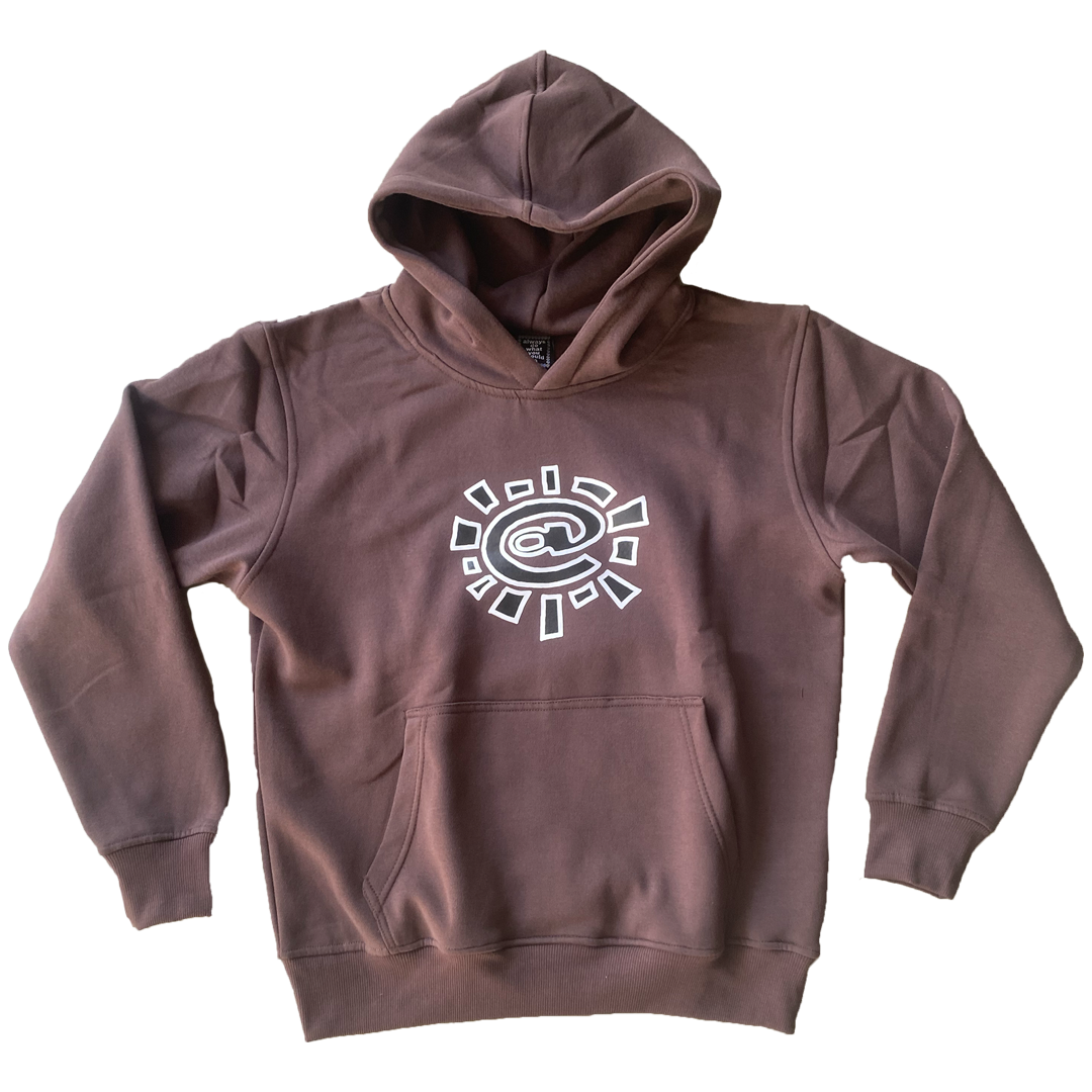 brown @sun hoodie – always do what you should do