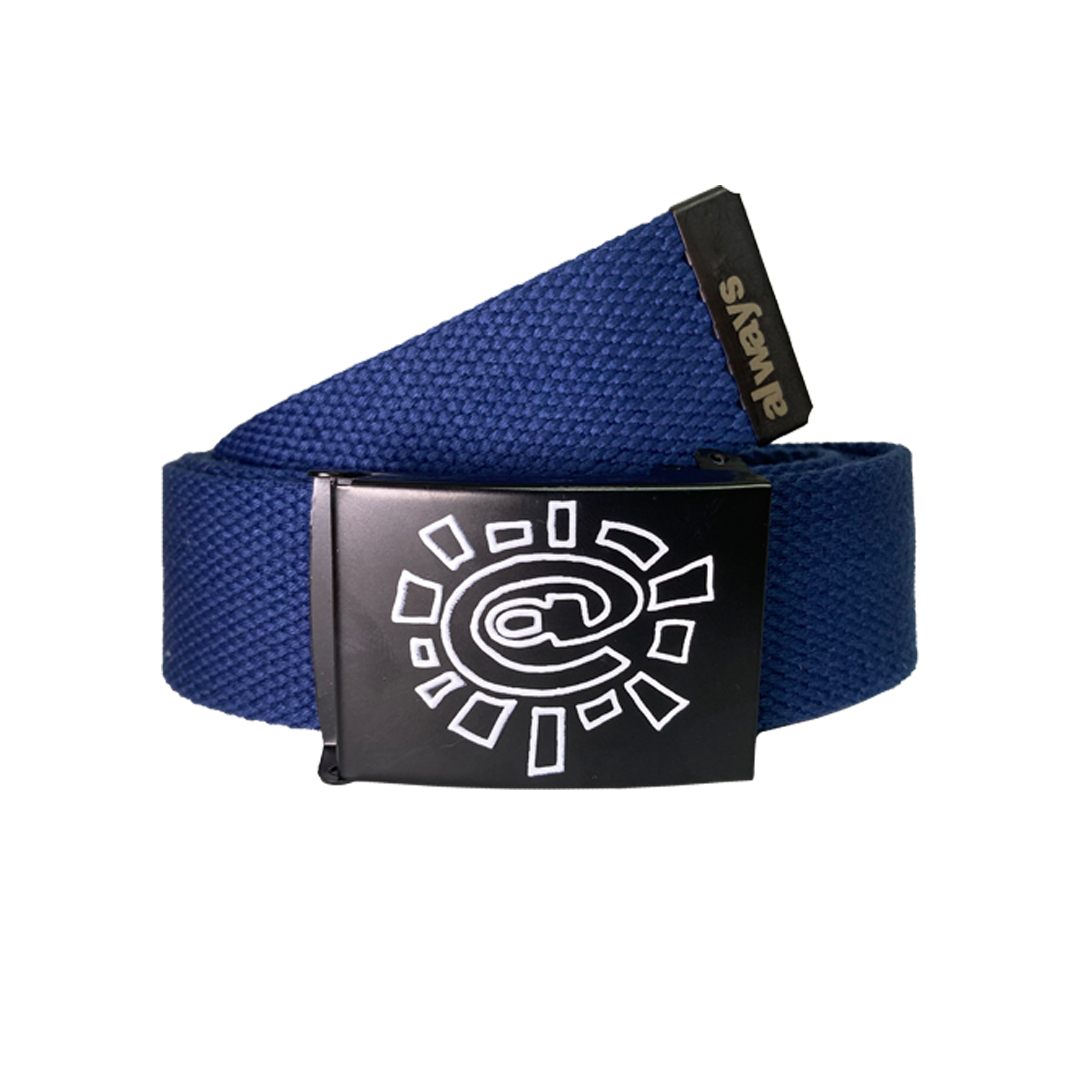 navy canvas belt – always do what you should do navy canvas belt – always do what you should do