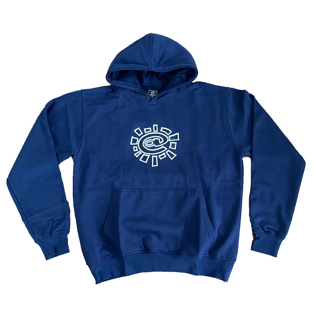 navy @sun hoodie – always do what you should do