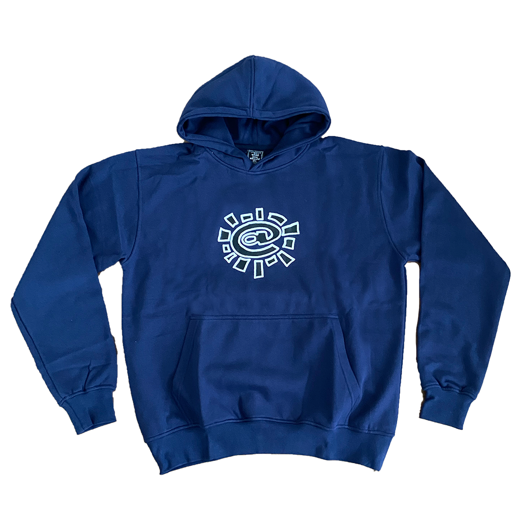 navy @sun hoodie – always do what you should do navy @sun hoodie – always do what you should do