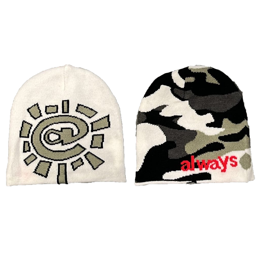 帽子 always do what you should do beanie reversible no cuff 帽子 always do what you should do beanie reversible no cuff