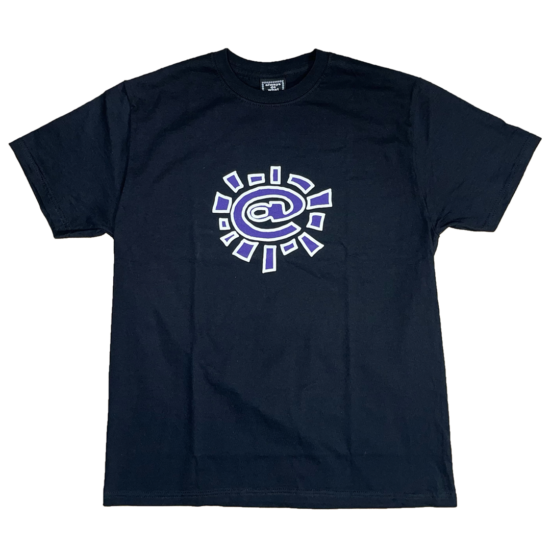 always do what you should do Tシャツ black sun tshirtt - black / purple – always do what you should do