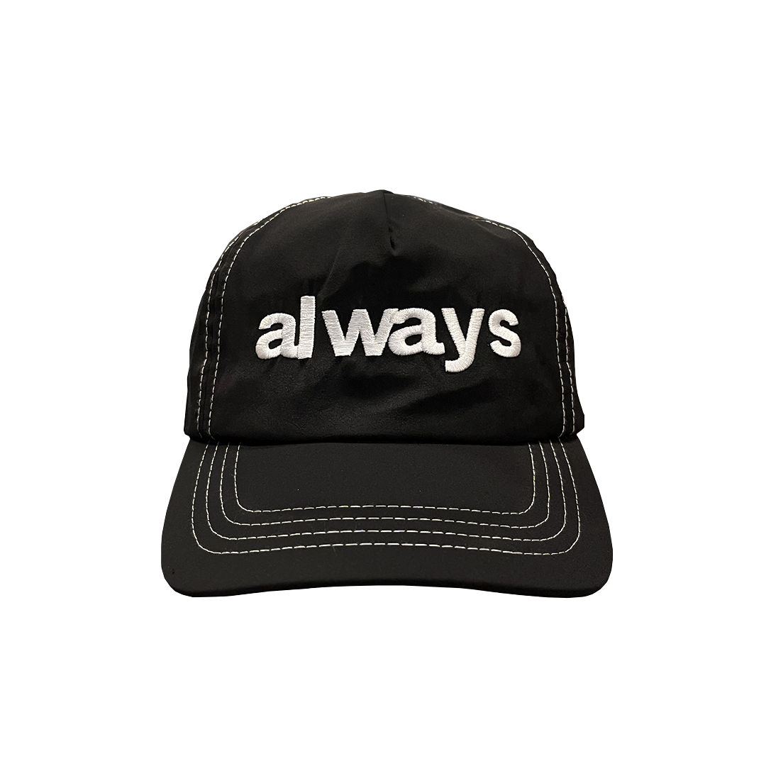 nylon always up cap - white/black – always do what you should do nylon always up cap - white/black – always do what you should do