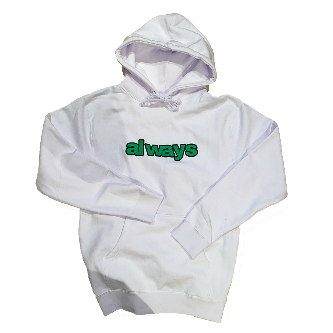 always up hoodie - white – always do what you should do