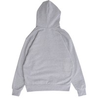 3116 applique zip up hoodie - grey
