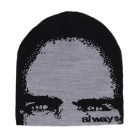the king beanie - black