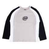 animal longsleeve tshirt - silver/white/black