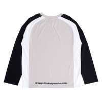 animal longsleeve tshirt - silver/white/black