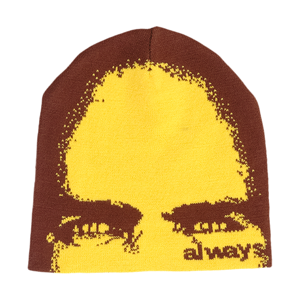 the king beanie - brown