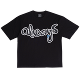snapper rocks tshirt - black