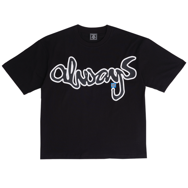 snapper rocks tshirt - black