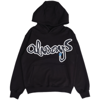 snapper rocks hoodie - black