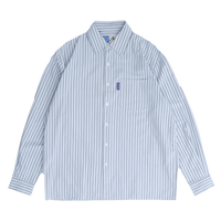 business leisure longsleeve shirt - blue