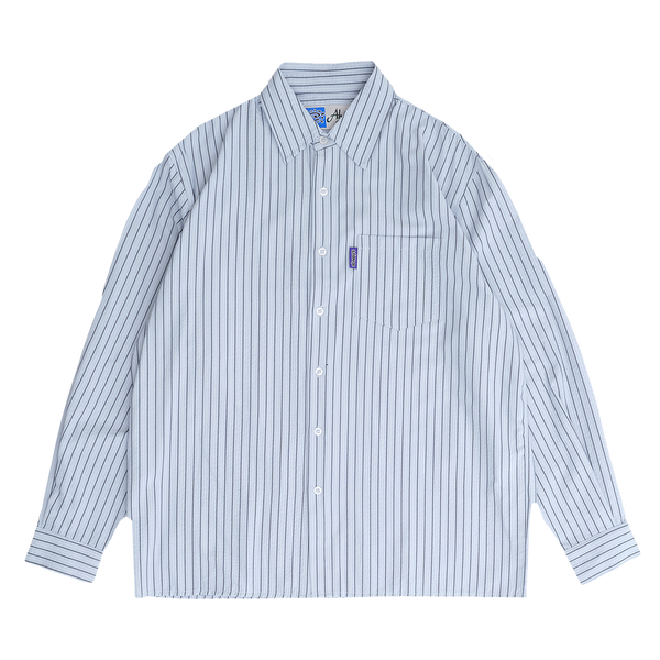 business leisure longsleeve shirt - blue