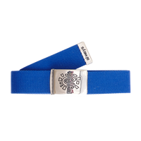 embossed silver buckle @sun belt - royal blue