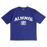 stencil tshirt - navy