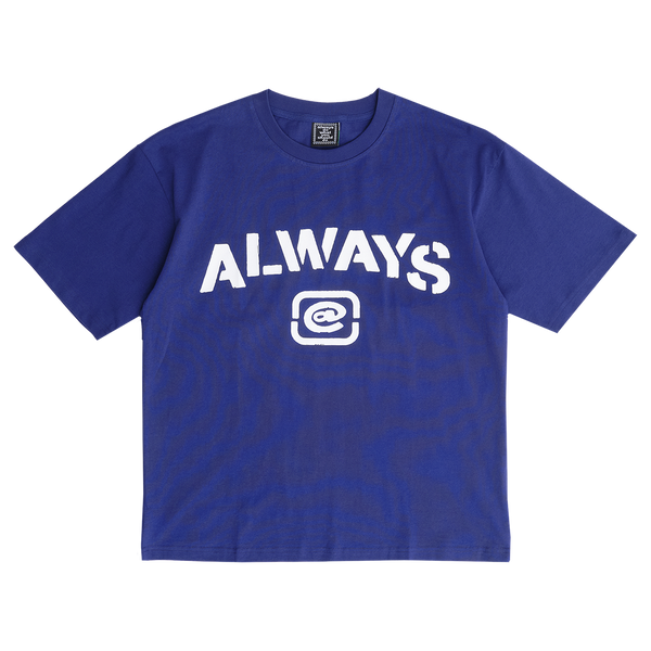 stencil tshirt - navy