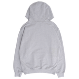 stencil applique hoodie - grey