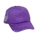 coral pattern trucker cap - purple