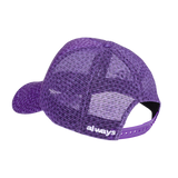 coral pattern trucker cap - purple