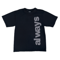 always up star tshirt - black