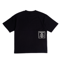fanning tshirt - black