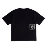 fanning tshirt - black
