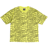 croc print tshirt - volt