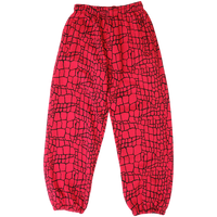 relaxed jogger - red croc