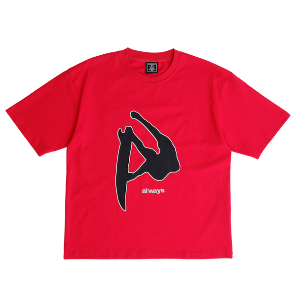fanning tshirt - red