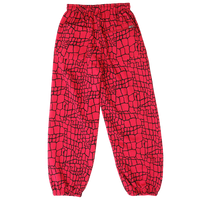 relaxed jogger - red croc