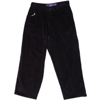 jumbo cord trousers - black