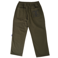 heavy cotton drill skatepant - forrest green