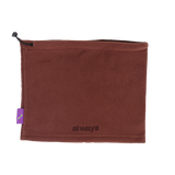 polarfleece snood beanie - brown