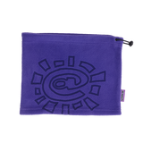 polarfleece snood beanie - purple