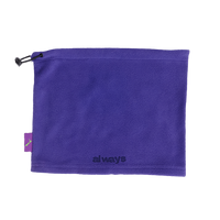 polarfleece snood beanie - purple