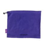 polarfleece snood beanie - purple