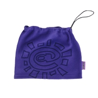 polarfleece snood beanie - purple