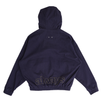 6 pocket canvas bomber jacket - navy