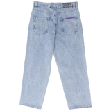 purple label denim jeans - stone wash blue