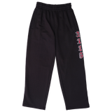 3116 open cuff joger - black