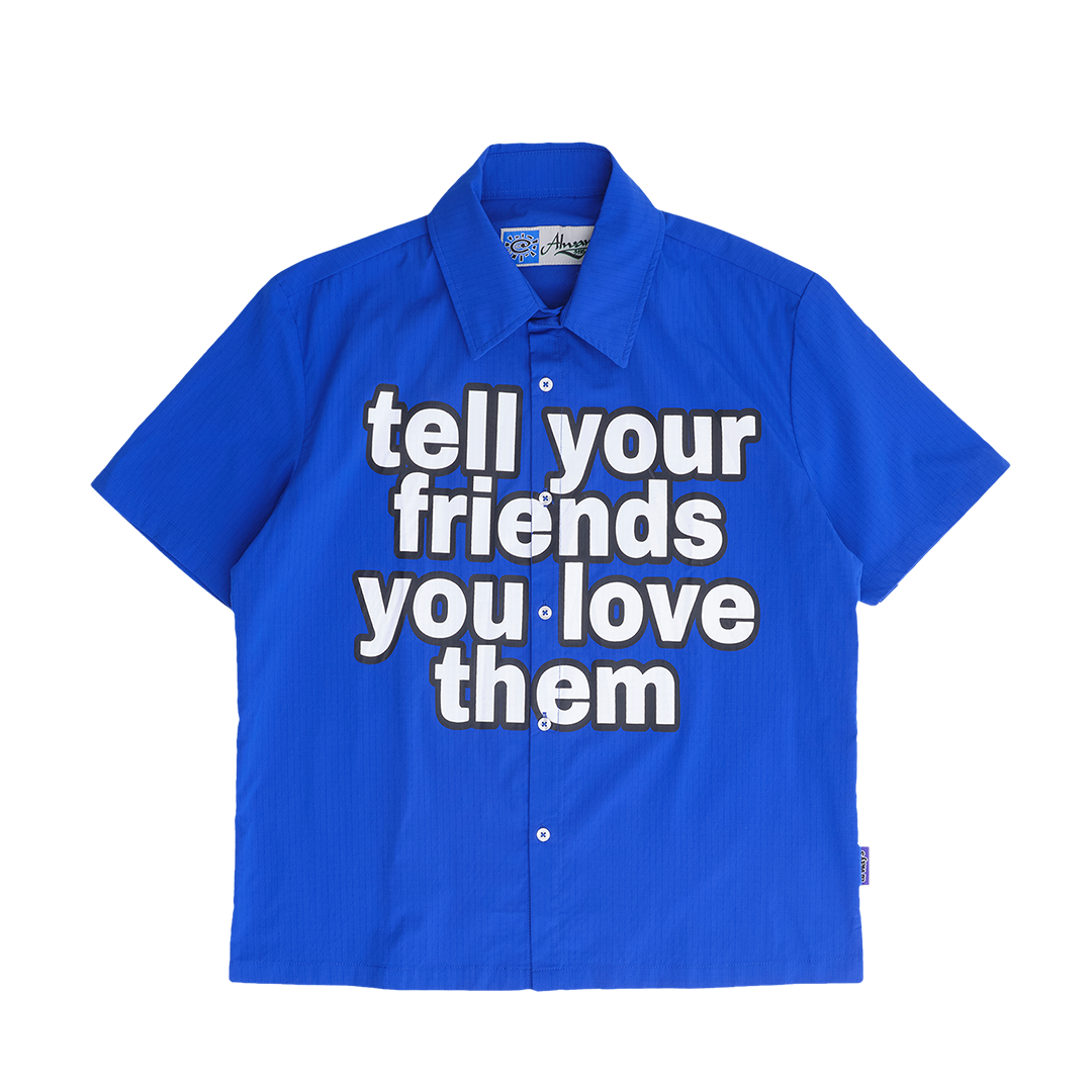 Always Do What You Should Do ストライプポロシャツ educated polo - blue stripe – always do what you should do