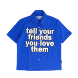 tyfylt short sleeve shirt - royal blue