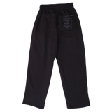3116 open cuff joger - black