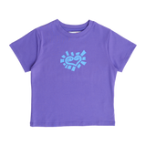 heart sun baby tee - purple