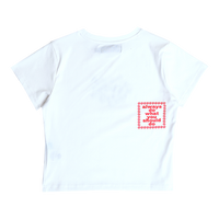 heart sun baby tee - white