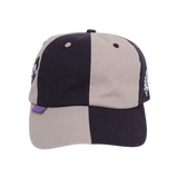2 tone 6 panel cap - grey / black