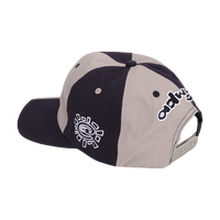 2 tone 6 panel cap - grey / black