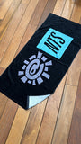 nts always towel - black/blue