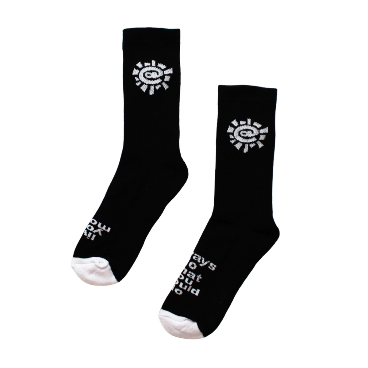 @ sun sock - black – always do what you should do